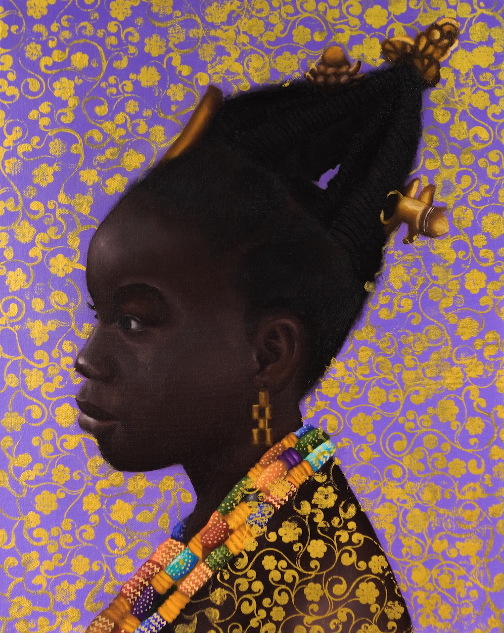 Speechless before a golden riddle by Solomon Adufah