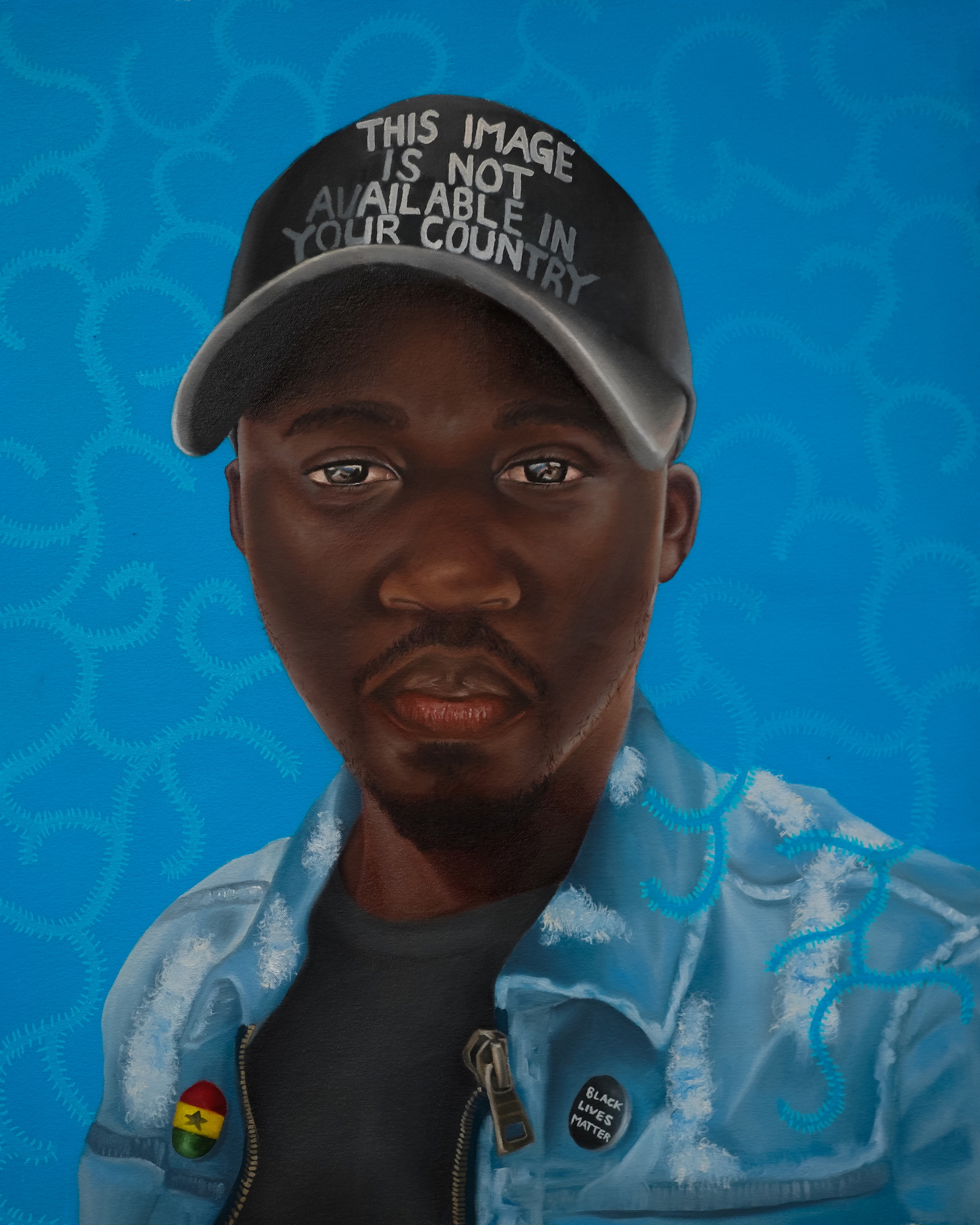 Self Portrait of Artist by Solomon Adufah